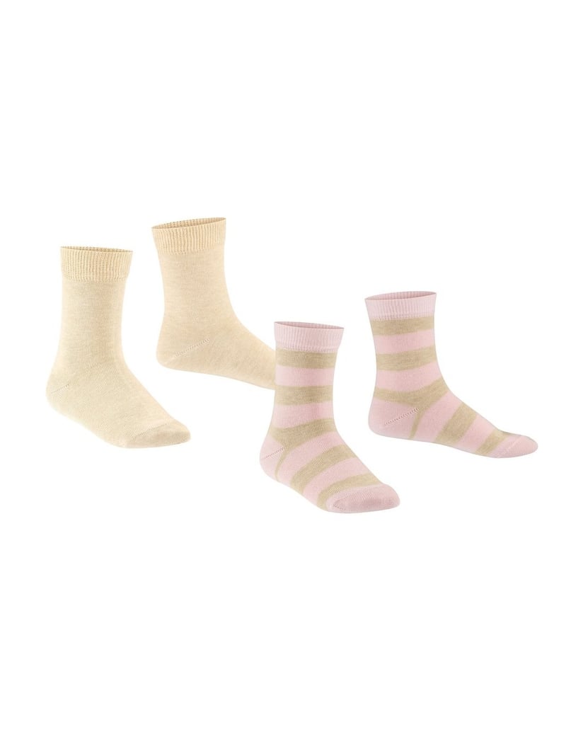 Falke-Unisex-Socken-2er-Pack-FALKE-Happy-Stripe-2Pack-SO-schwarz