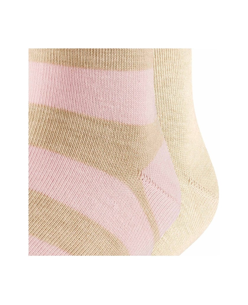 Falke-Unisex-Socken-2er-Pack-FALKE-Happy-Stripe-2Pack-SO-schwarz