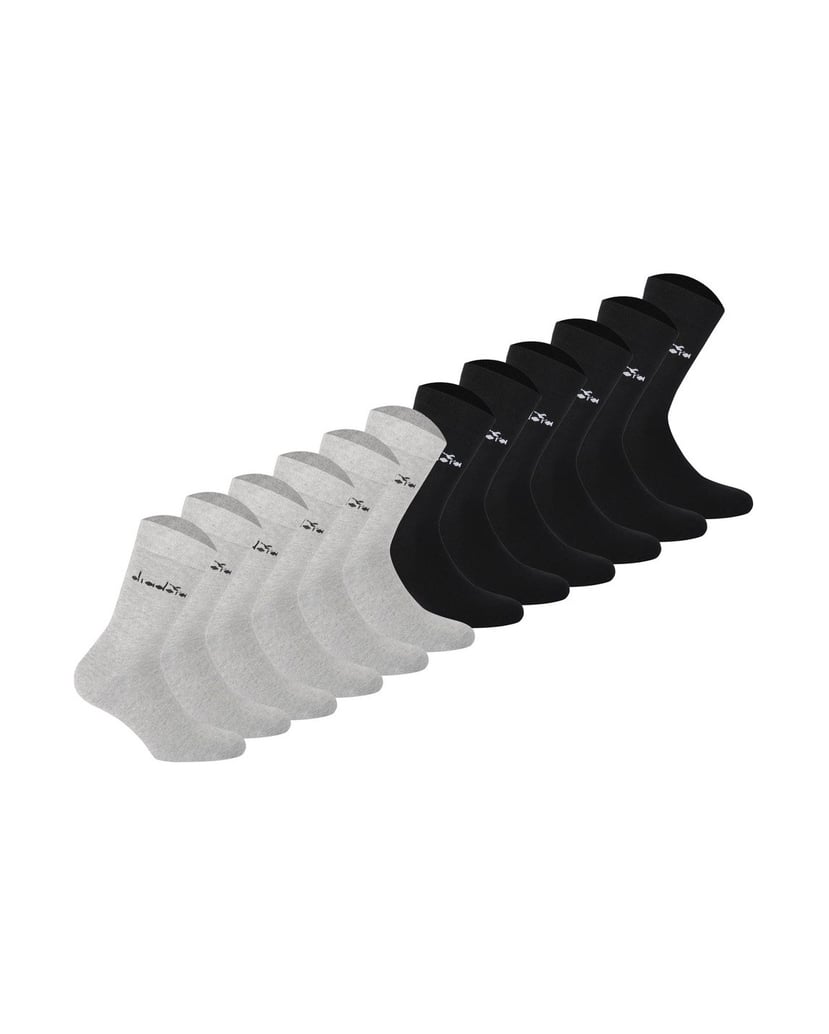 Diadora-Unisex-Socken-12er-Pack-schwarz