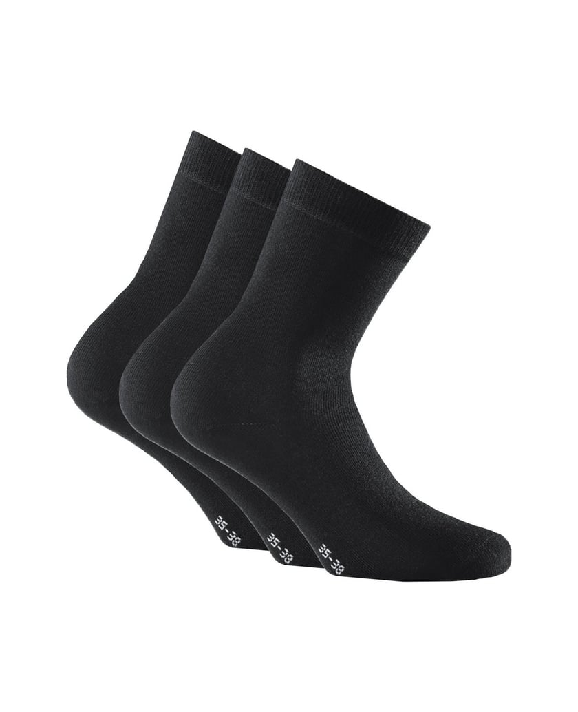 Rohner-basic-Unisex-Socken-3er-Pack-Basic-Soft-Touch-schwarz