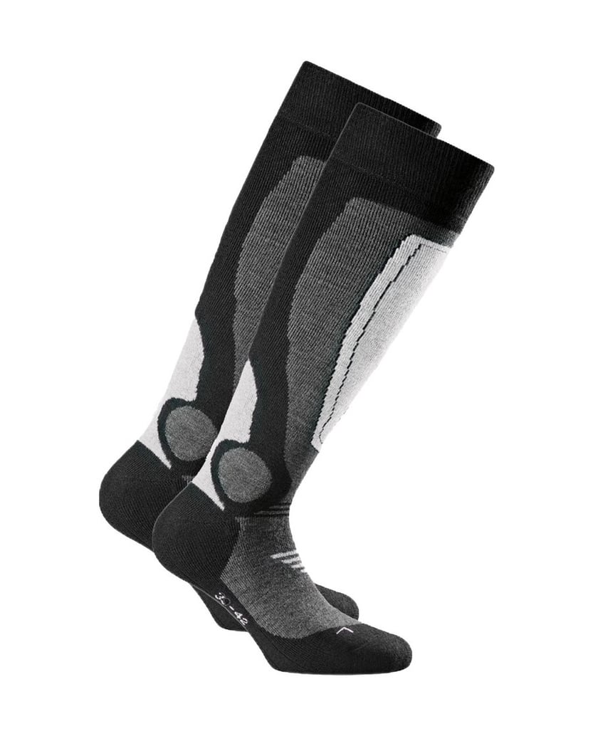 Rohner-basic-Unisex-Socken-2er-Pack-Basic-Ski-grau