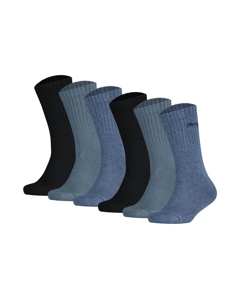 Puma-Unisex-Socken-6er-Pack-schwarz