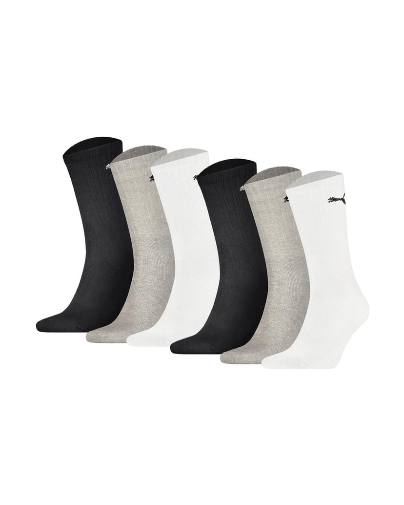 Puma-Unisex-Socken-6er-Pack-schwarz
