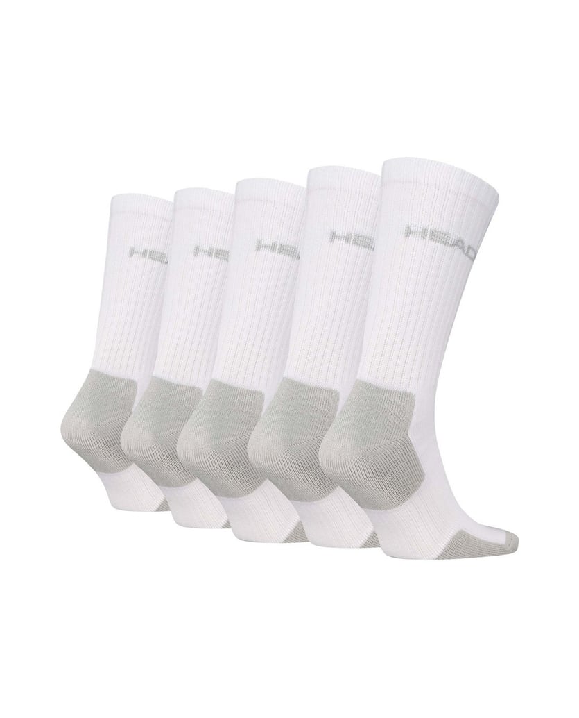 Head-Unisex-Socken-5er-Pack-HEAD-ELEMENTS-TENNIS-CREW-ECOM-weiss
