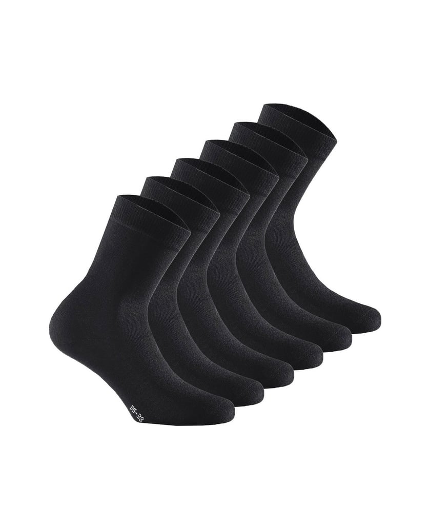 Rohner-basic-Unisex-Socken-6er-Pack-Basic-Soft-Touch-schwarz