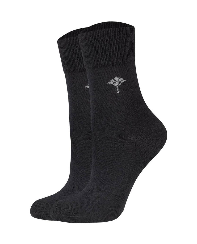 Joop-Damen-Socken-2er-Pack-Women-for-your-daily-glam-cotton-Socks-1p-schwarz