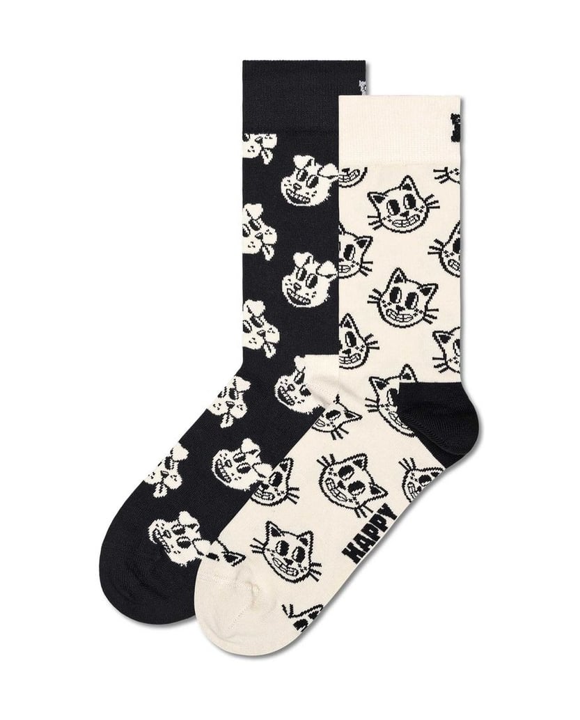 HAPPY-SOCKS-Unisex-Socken-2er-Pack-Classic-Crew-2-Pack-rosa