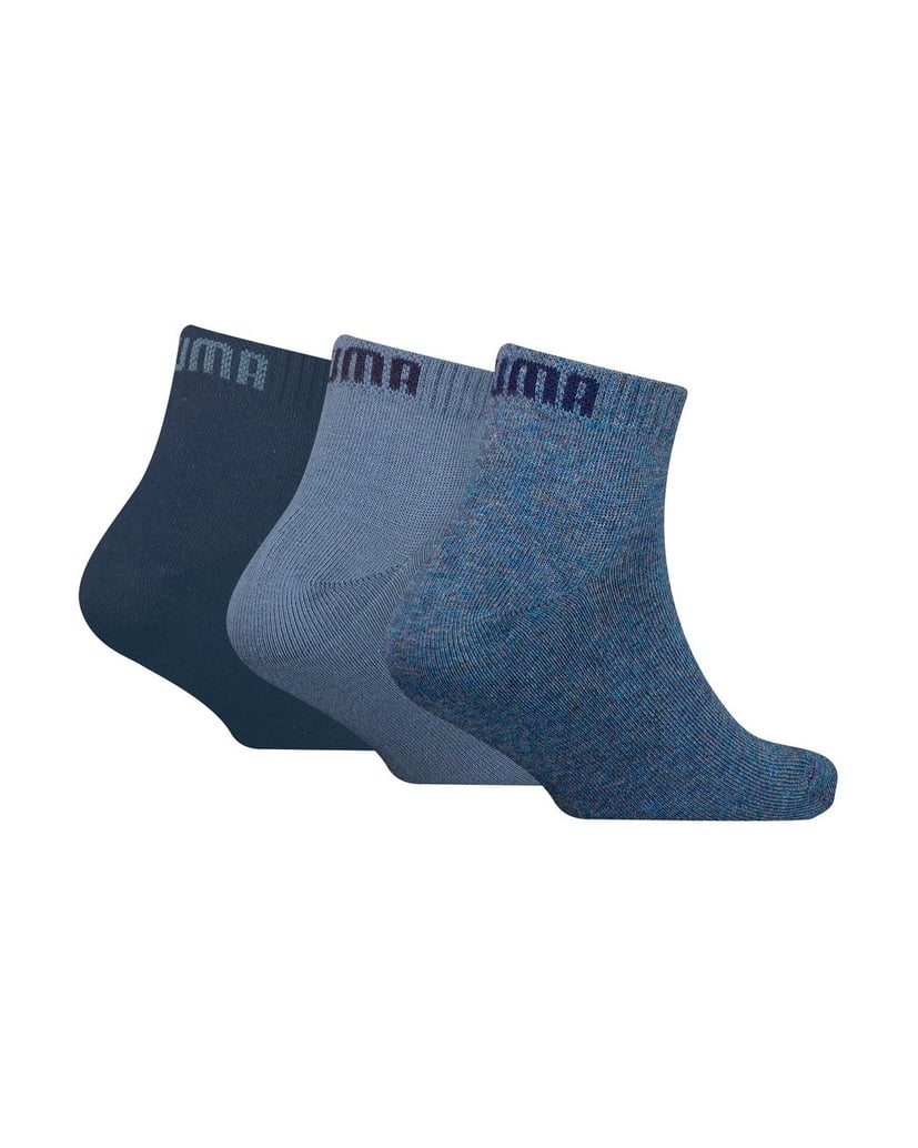 Puma-Unisex-Socken-3er-Pack-Plain-Quarter-3P-weiss