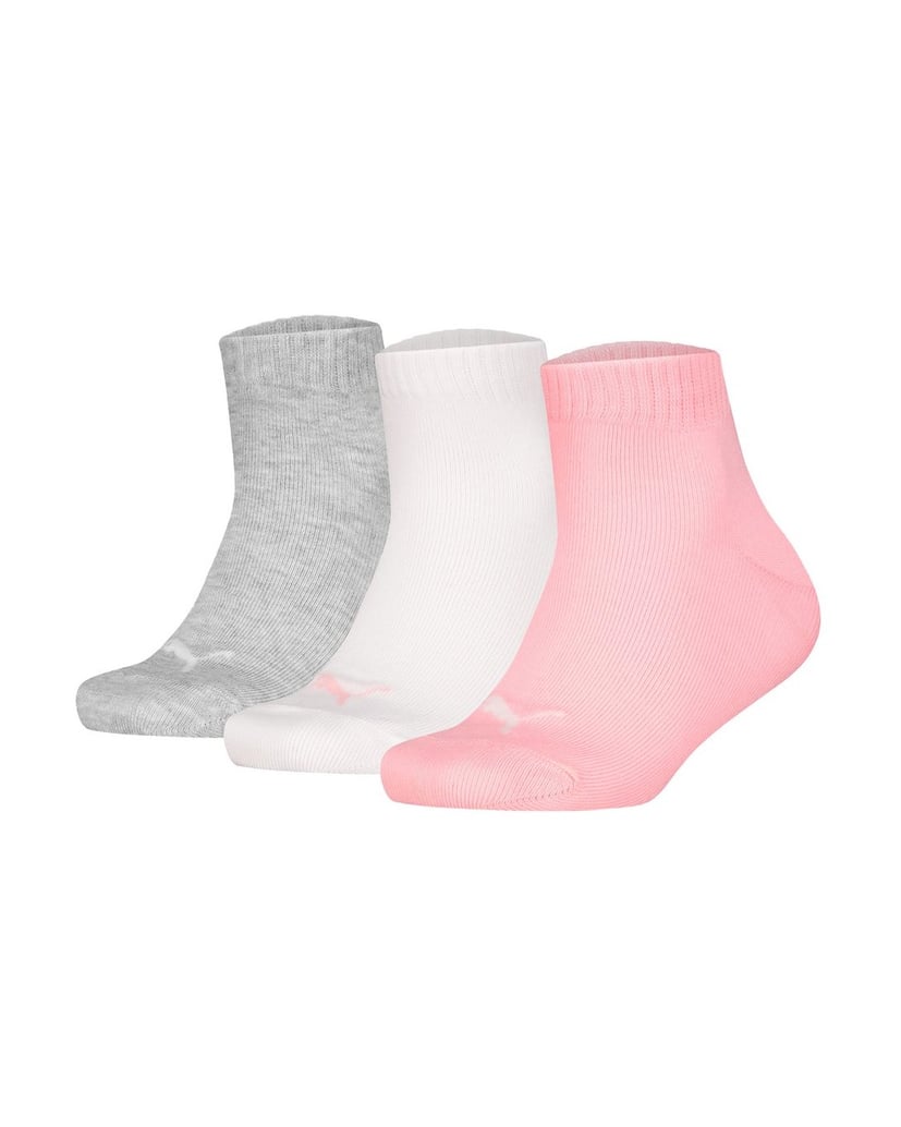 Puma-Unisex-Socken-3er-Pack-Plain-Quarter-3P-weiss