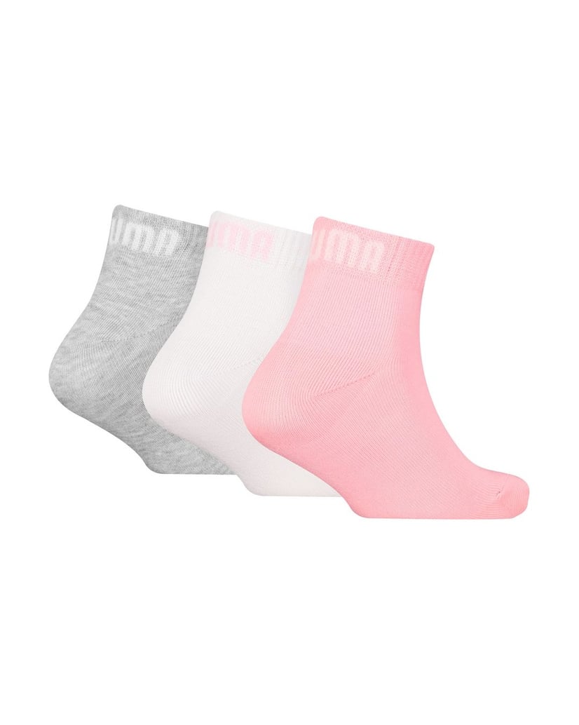 Puma-Unisex-Socken-3er-Pack-Plain-Quarter-3P-weiss