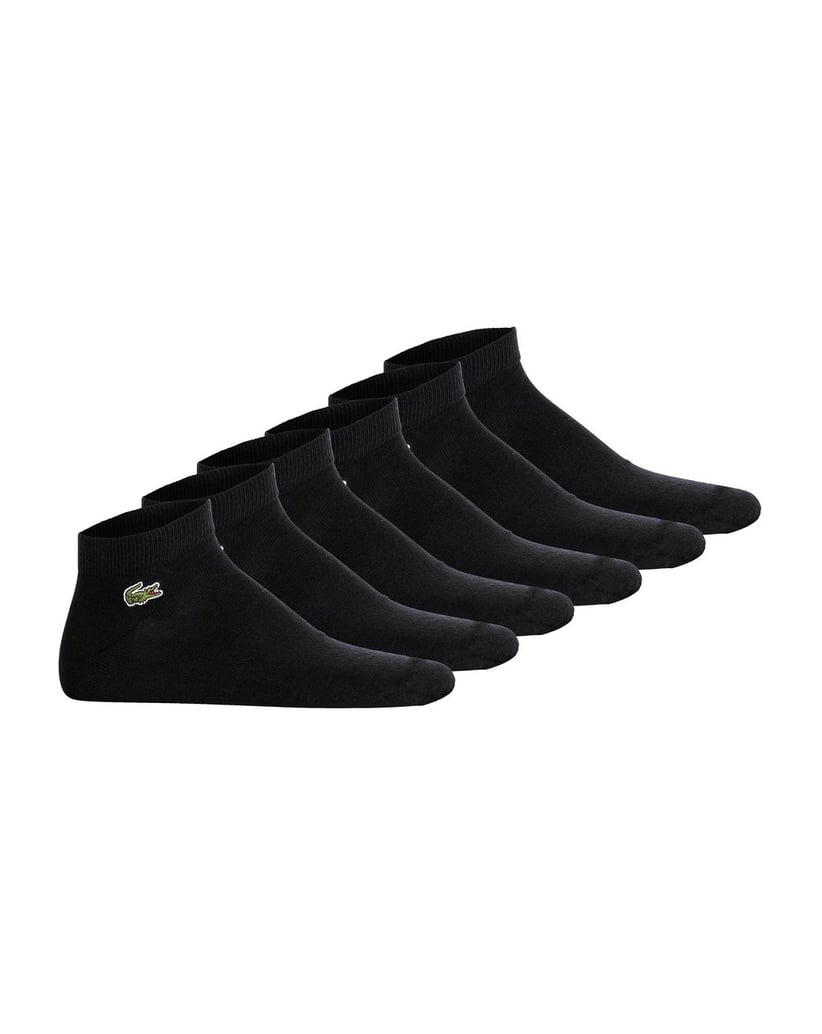 LACOSTE-Unisex-Socken-6er-Pack-schwarz