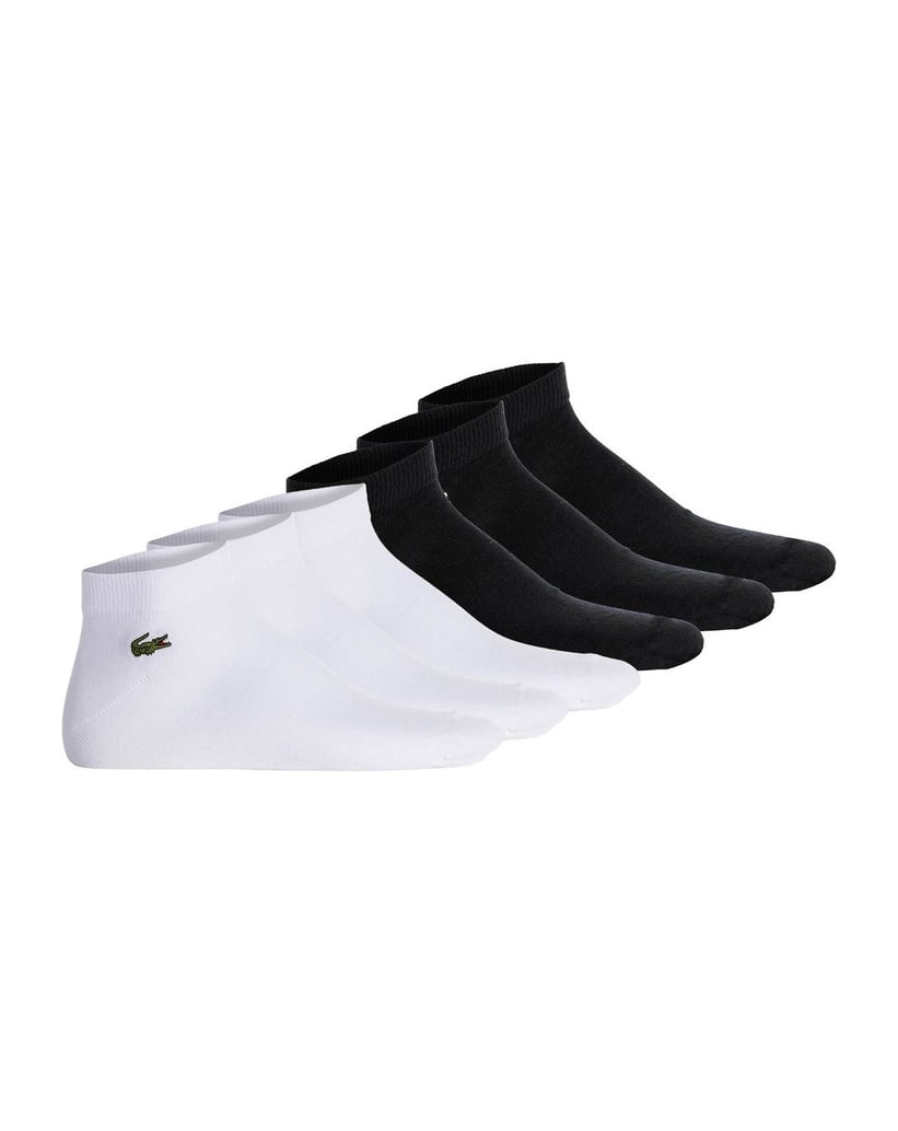 LACOSTE-Unisex-Socken-6er-Pack-schwarz