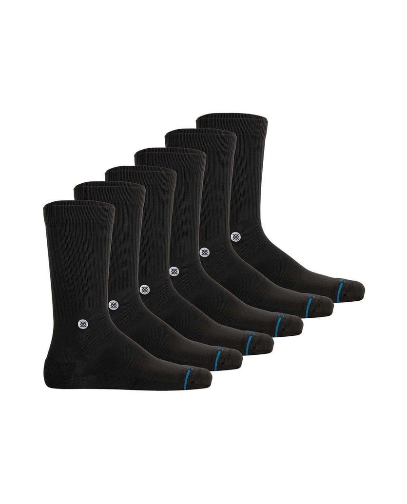 STANCE-Unisex-Socken-6er-Pack-Icon-Socken-schwarz