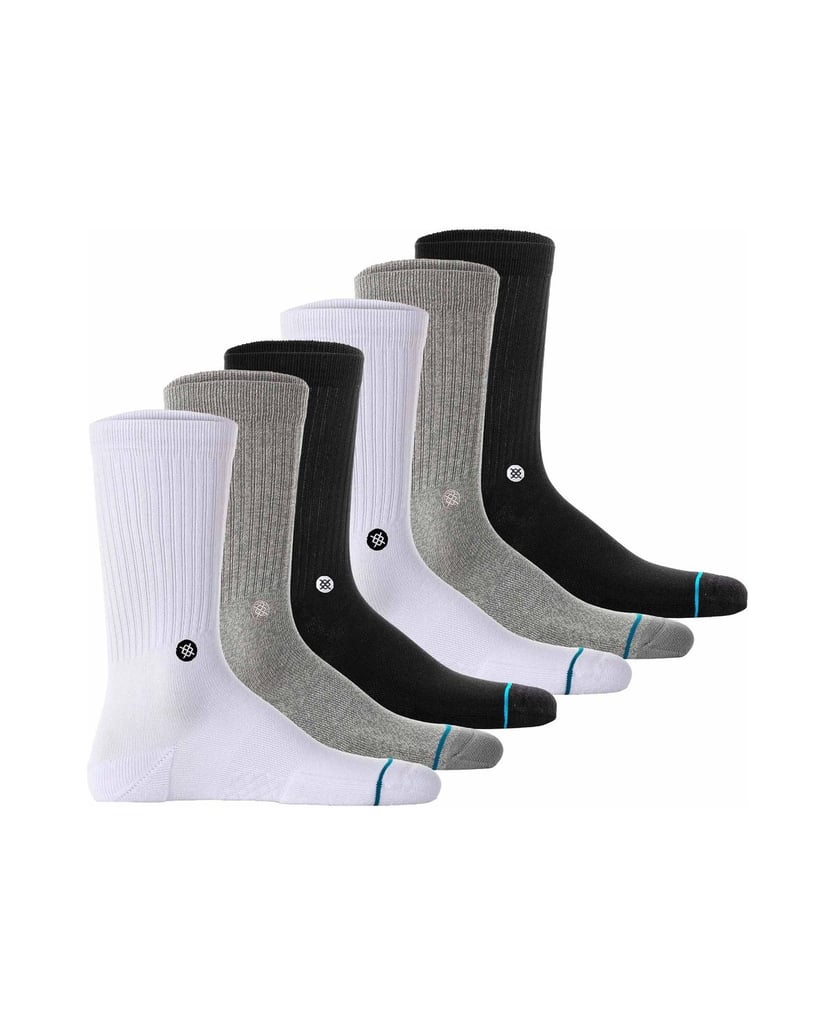 STANCE-Unisex-Socken-6er-Pack-Icon-Socken-schwarz