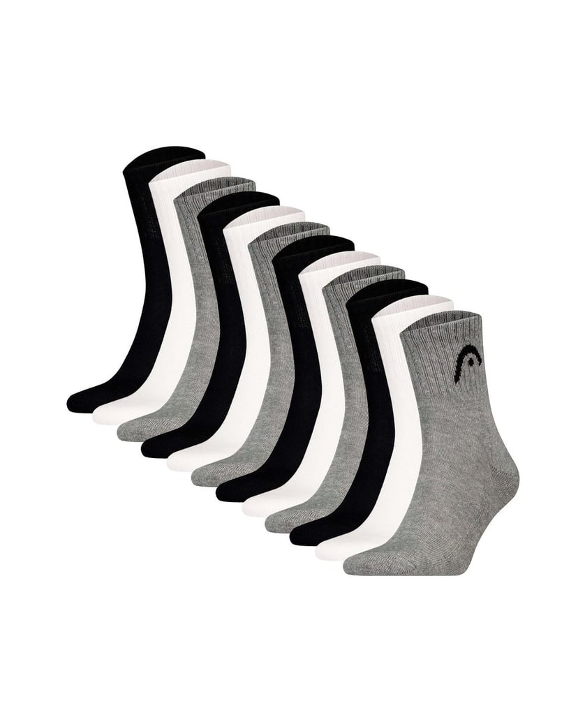 Head-Unisex-Socken-12er-Pack-All-Sports-Training-Short-Crew-12P-schwarz