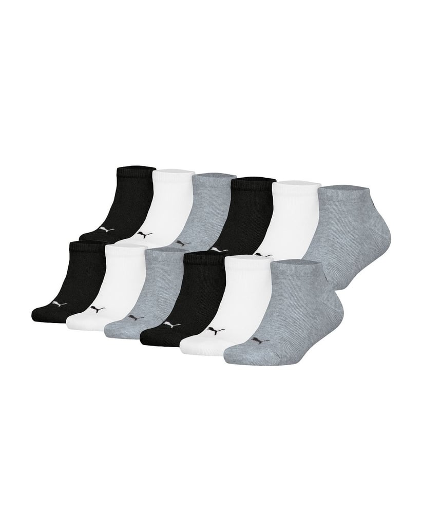 Puma-Unisex-Socken-12er-Pack-Plain-Sneaker-12-schwarz