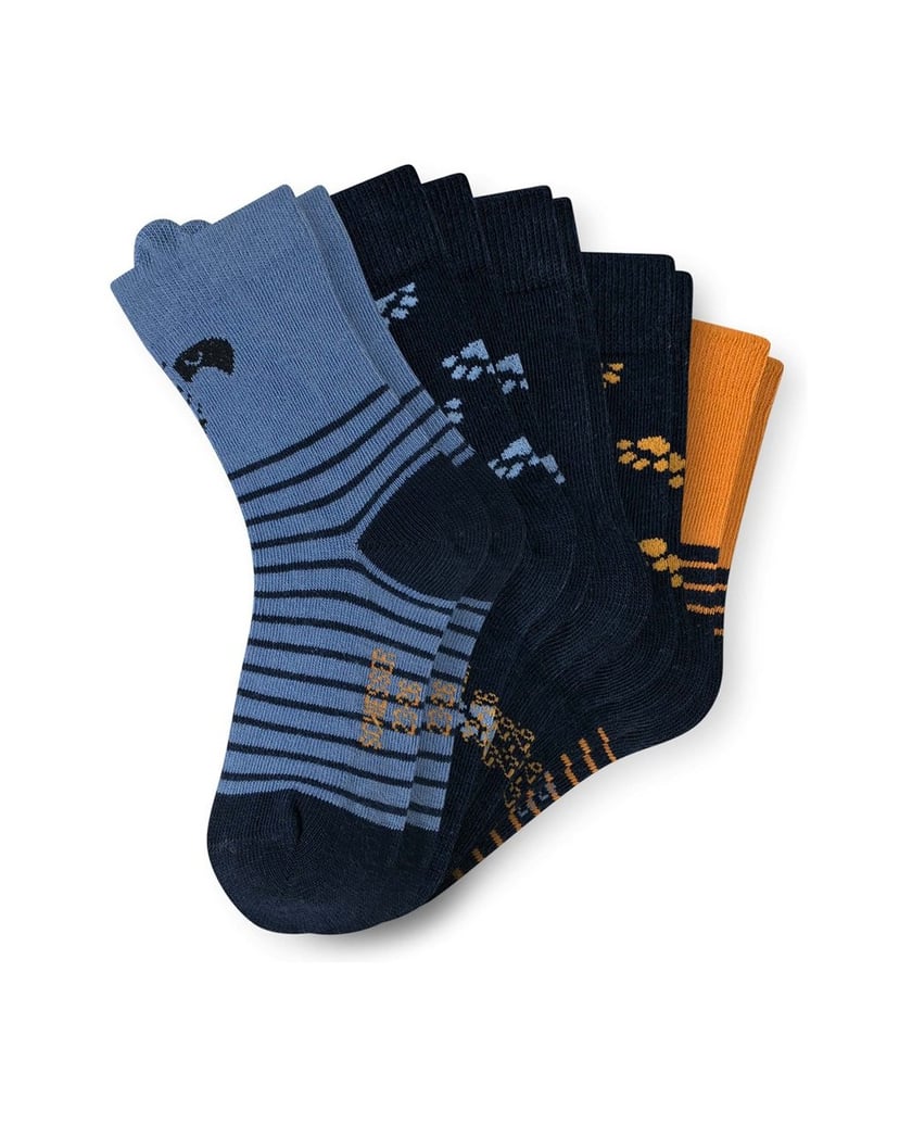 SCHIESSER-Jungen-Socken-5er-Pack-Legwear-Kids-grau