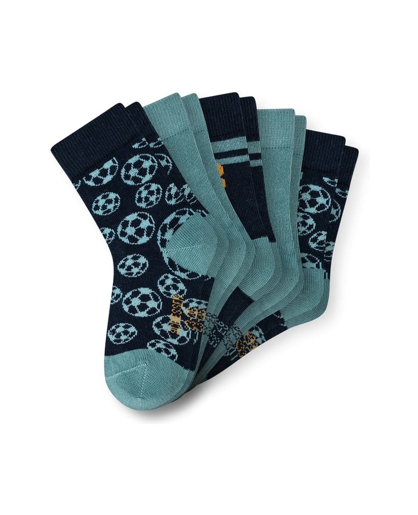 SCHIESSER-Jungen-Socken-5er-Pack-Legwear-Kids-grau