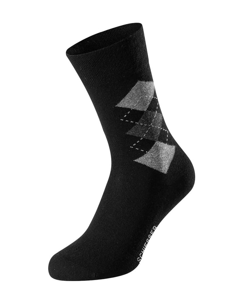 SCHIESSER-Herren-Socken-5er-Pack-Bluebird-schwarz