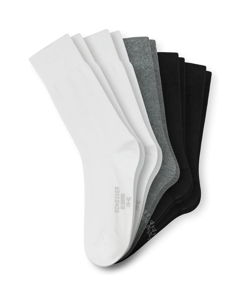 SCHIESSER-Herren-Socken-5er-Pack-Bluebird-schwarz