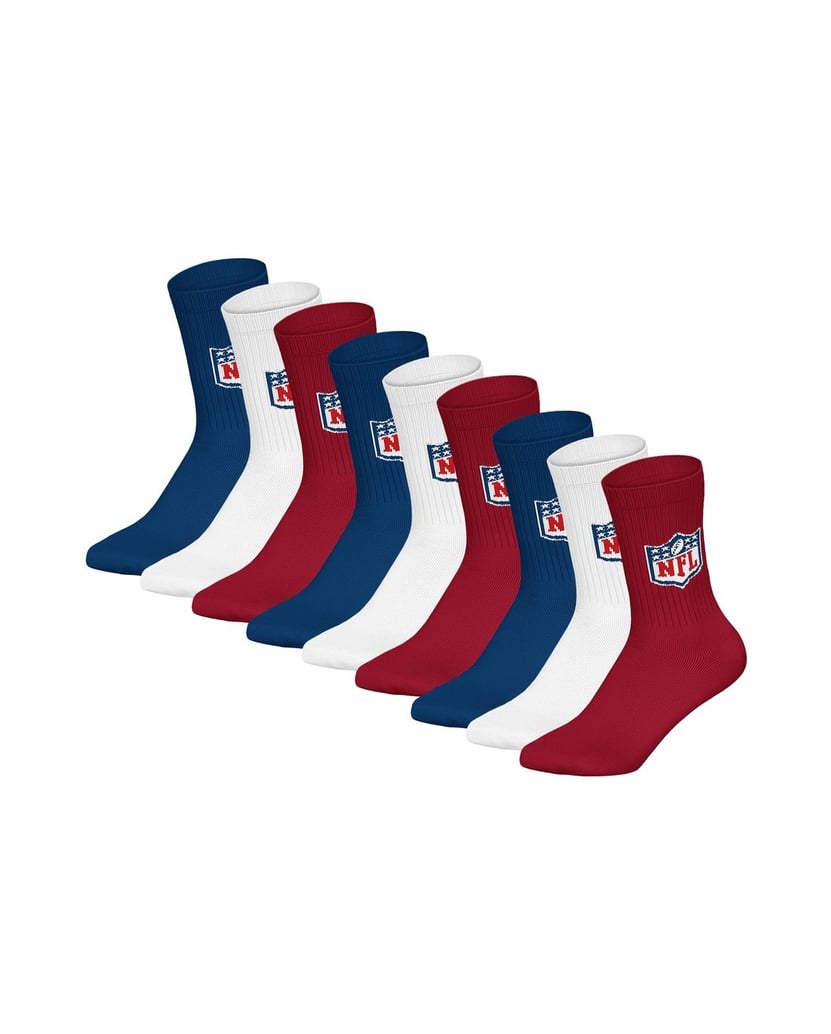 NFL-Unisex-Socken-9er-Pack-NFL-SHIELD-9Pack-Crew-Socks-schwarz