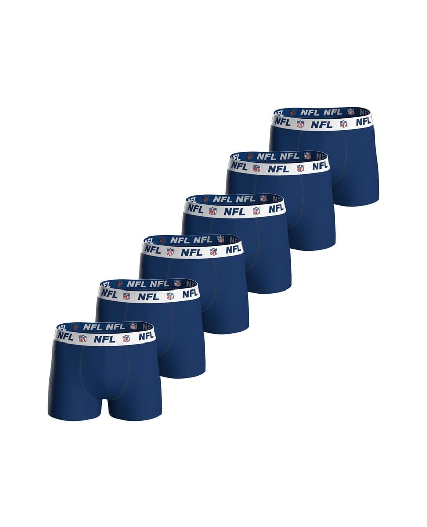 NFL-Herren-Boxershort-6er-Pack-NFL-SHIELD-6pk-Boxers-schwarz