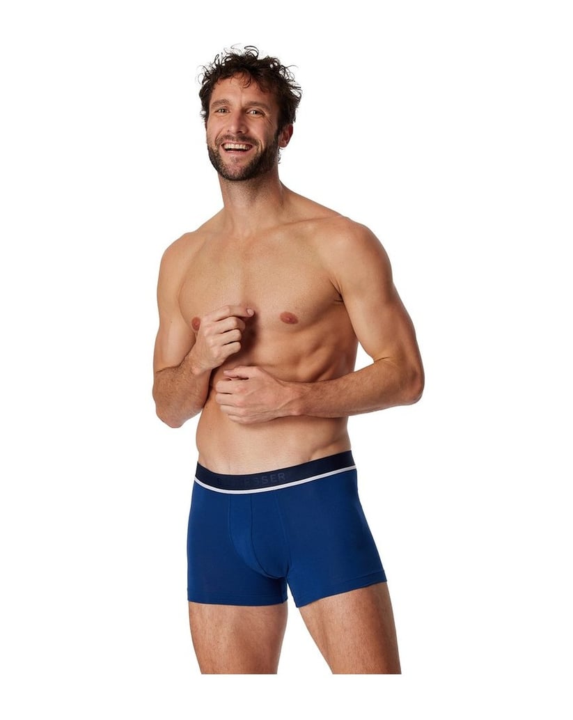 SCHIESSER-Herren-Boxershort-3er-Pack-grau-kombiniert
