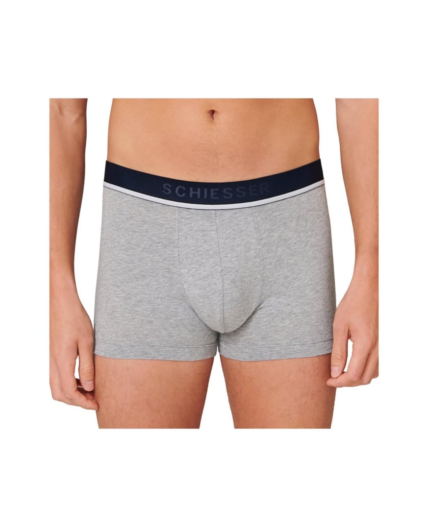 SCHIESSER-Herren-Boxershort-3er-Pack-grau-kombiniert