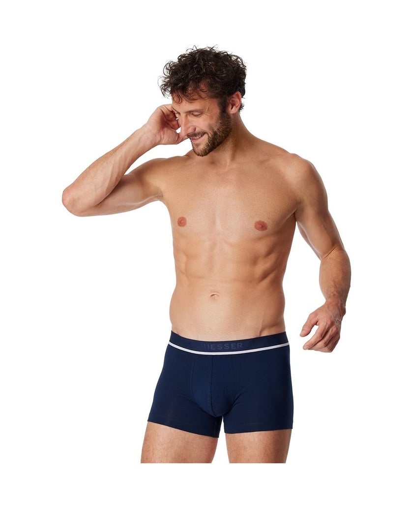 SCHIESSER-Herren-Boxershort-3er-Pack-grau-kombiniert