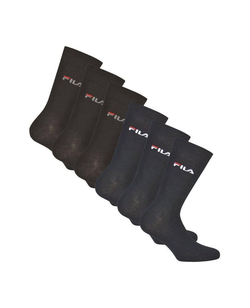 Fila-Unisex-Socken-6er-Pack-schwarz