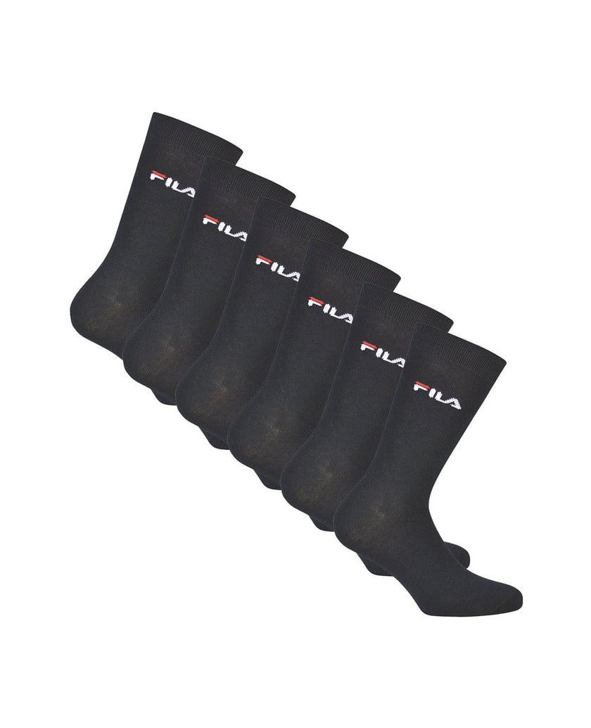 Fila-Unisex-Socken-6er-Pack-schwarz