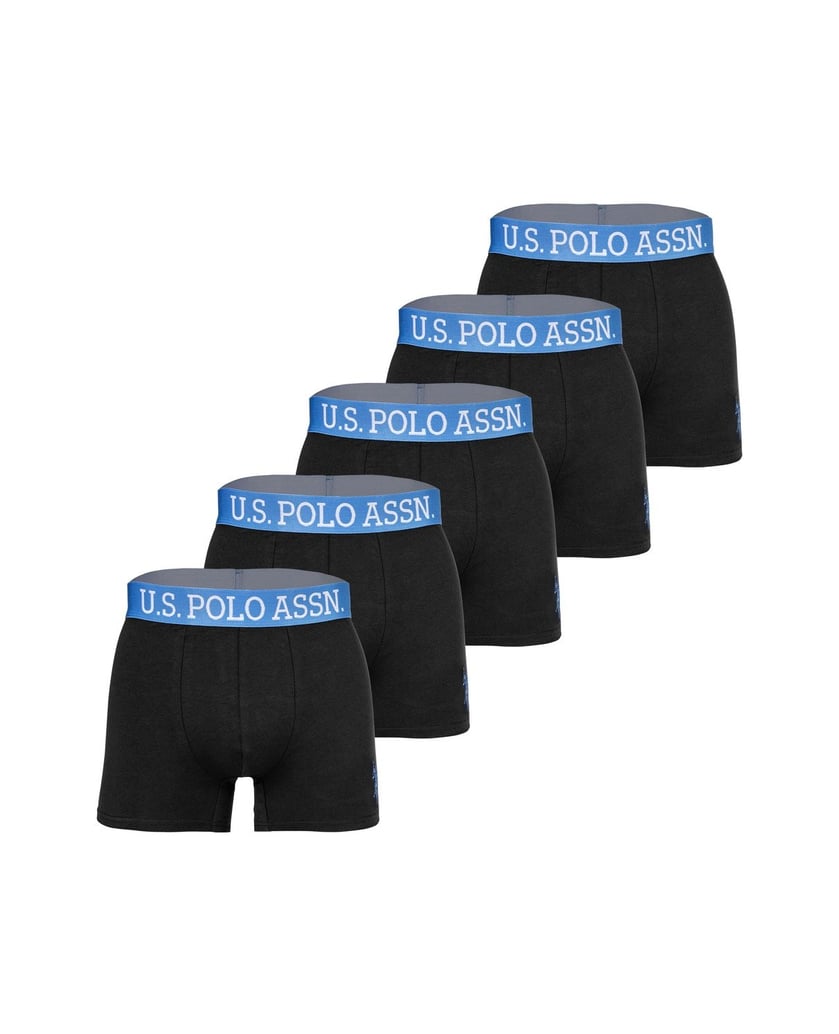 U.S.-POLO-Herren-Boxershort-5er-Pack-schwarz
