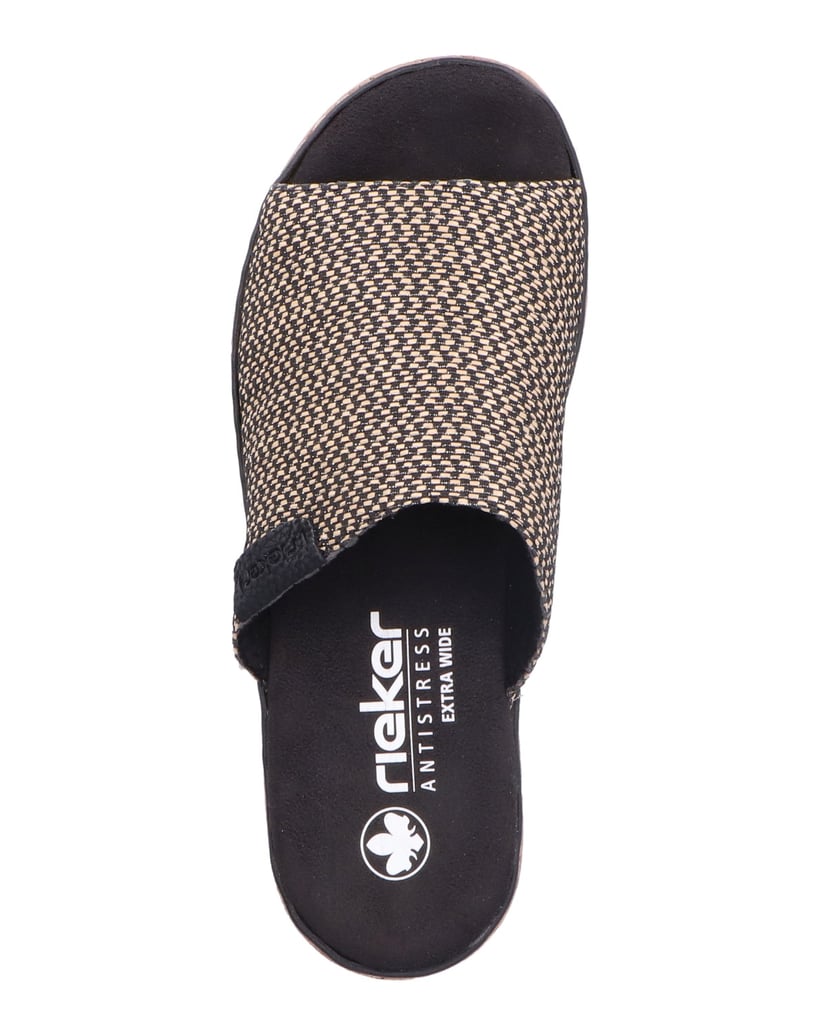 Rieker-Pantoletten-62768-schwarz