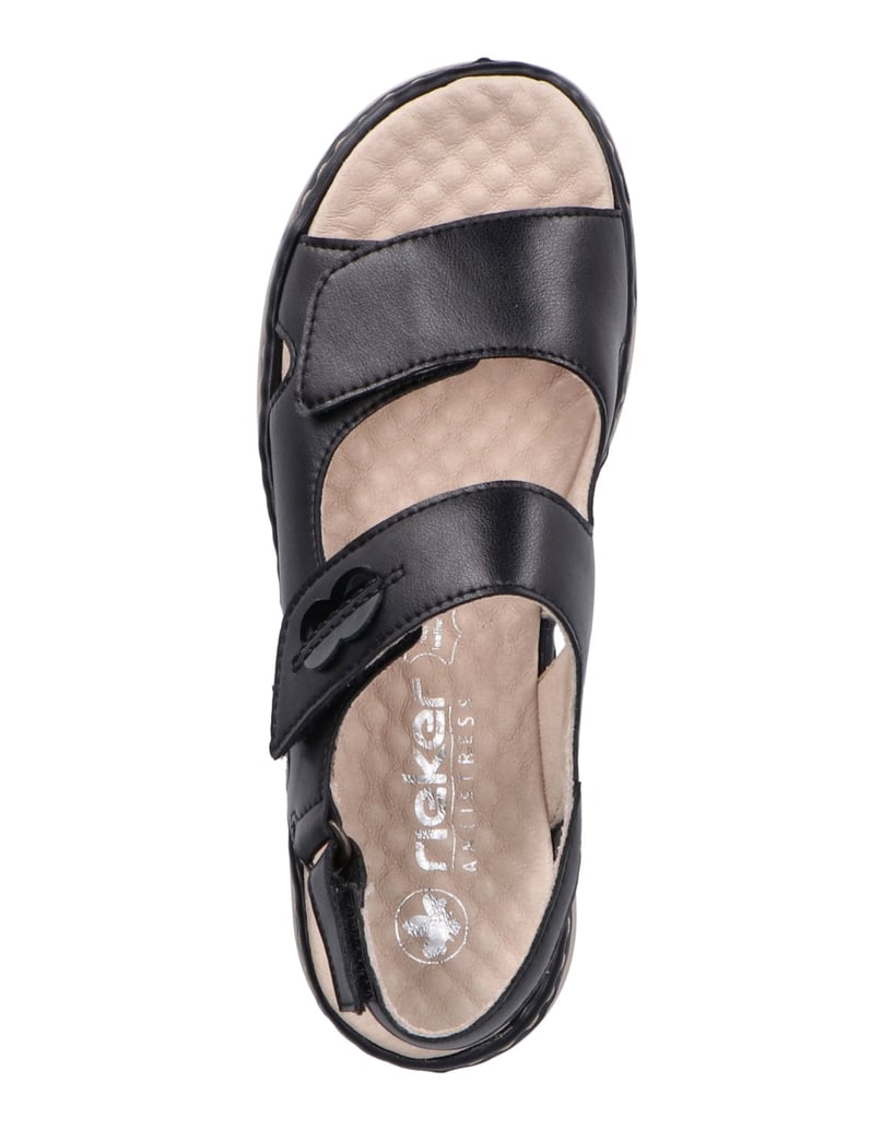 Rieker-Riemchensandalen-60462-schwarz