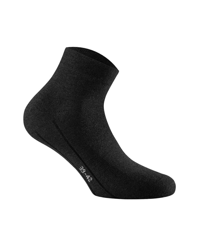 Rohner-basic-Unisex-Socken-3er-Pack-Sneaker-Plus-3er-schwarz