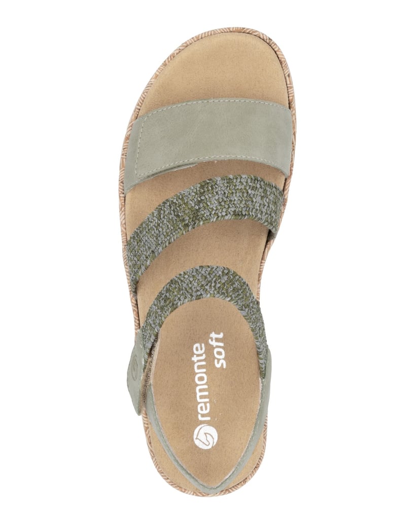 Remonte-Riemchensandalen-R6861-grün