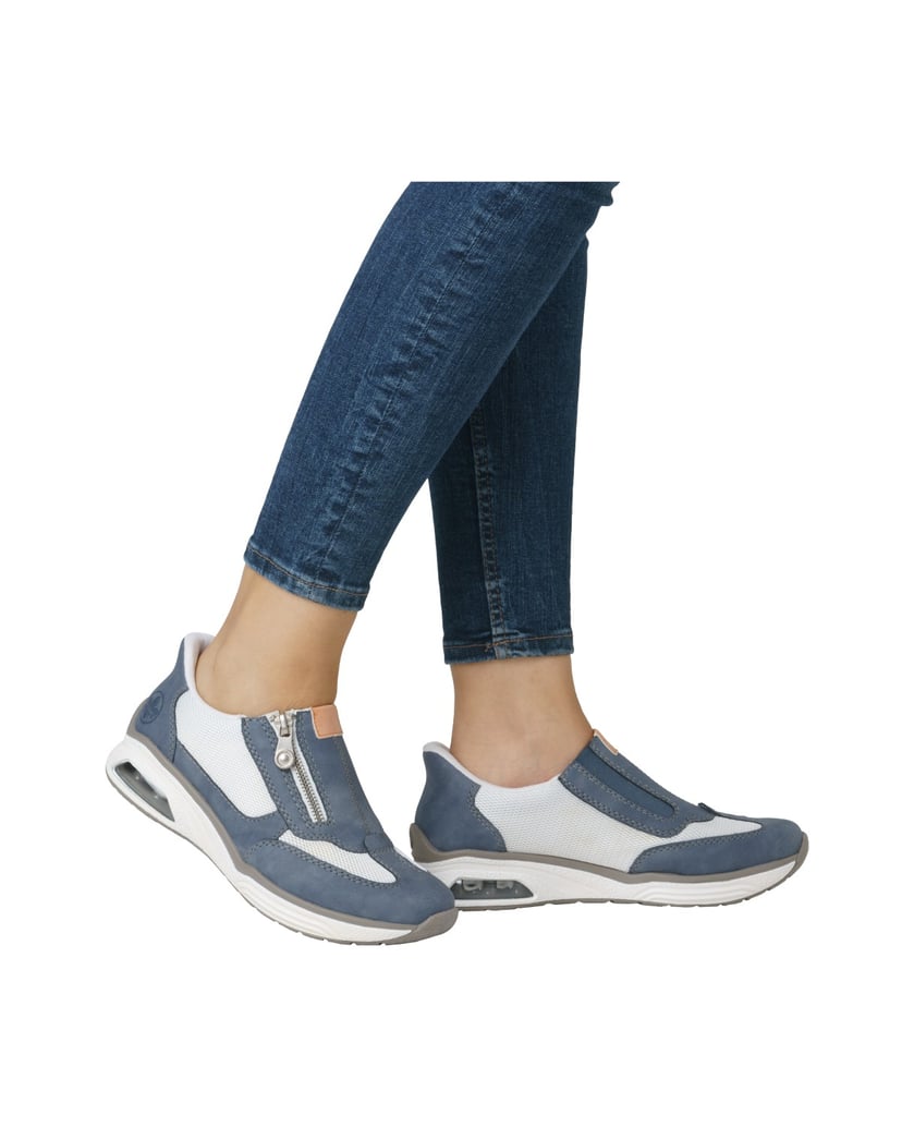 Rieker-Slipper-M5666-blau