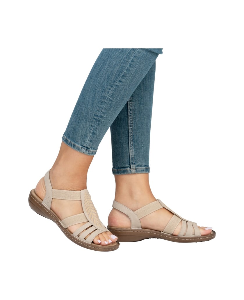 Rieker-Riemchensandalen-608C0-beige