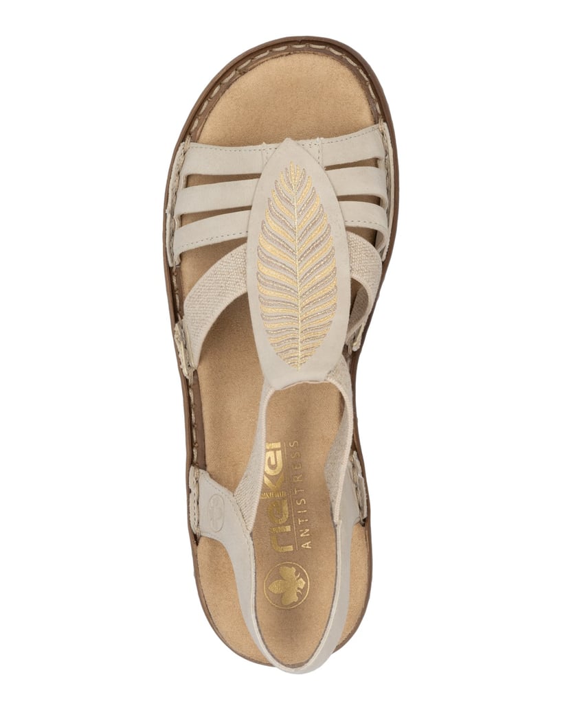 Rieker-Riemchensandalen-608C0-beige