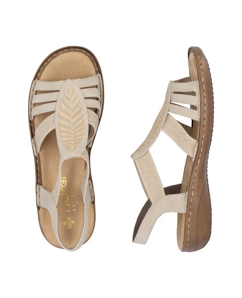 Rieker-Riemchensandalen-608C0-beige