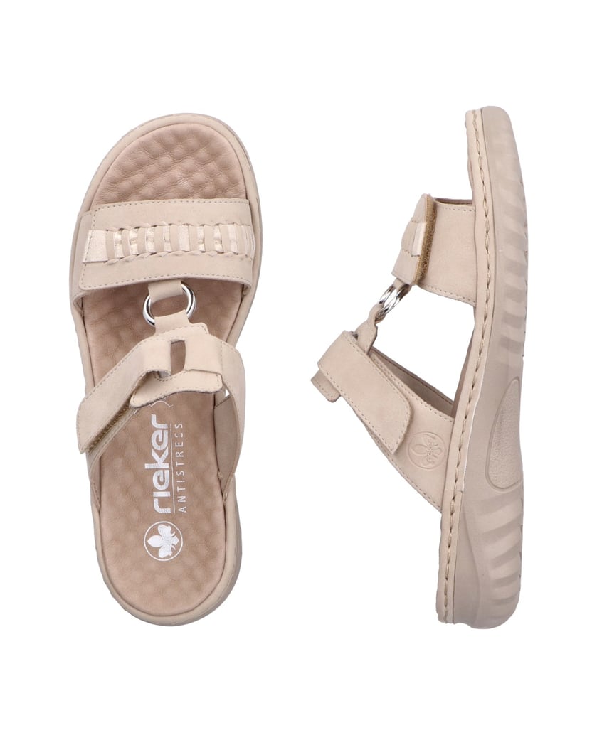 Rieker-Pantoletten-60481-beige