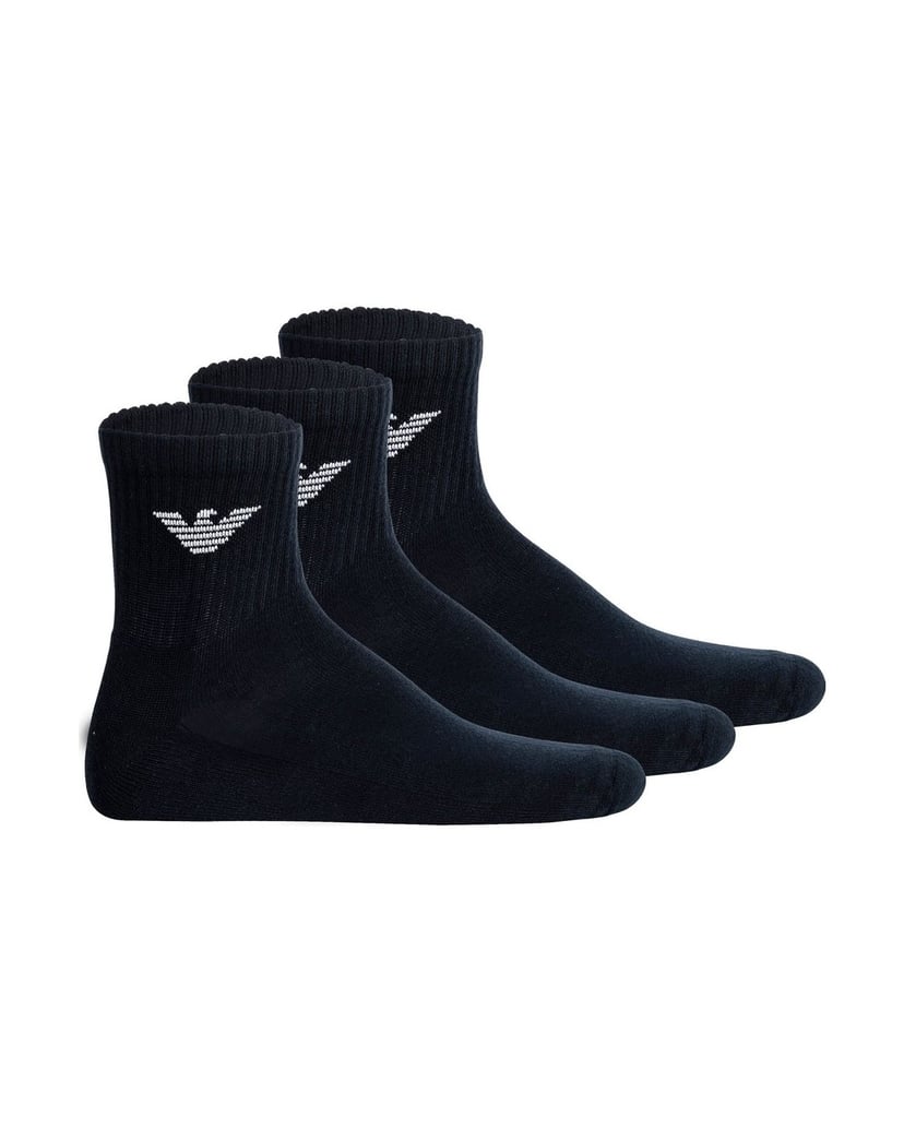 Emporio-Armani-Herren-Socken-3er-Pack-SPORTY-SPONGE-schwarz