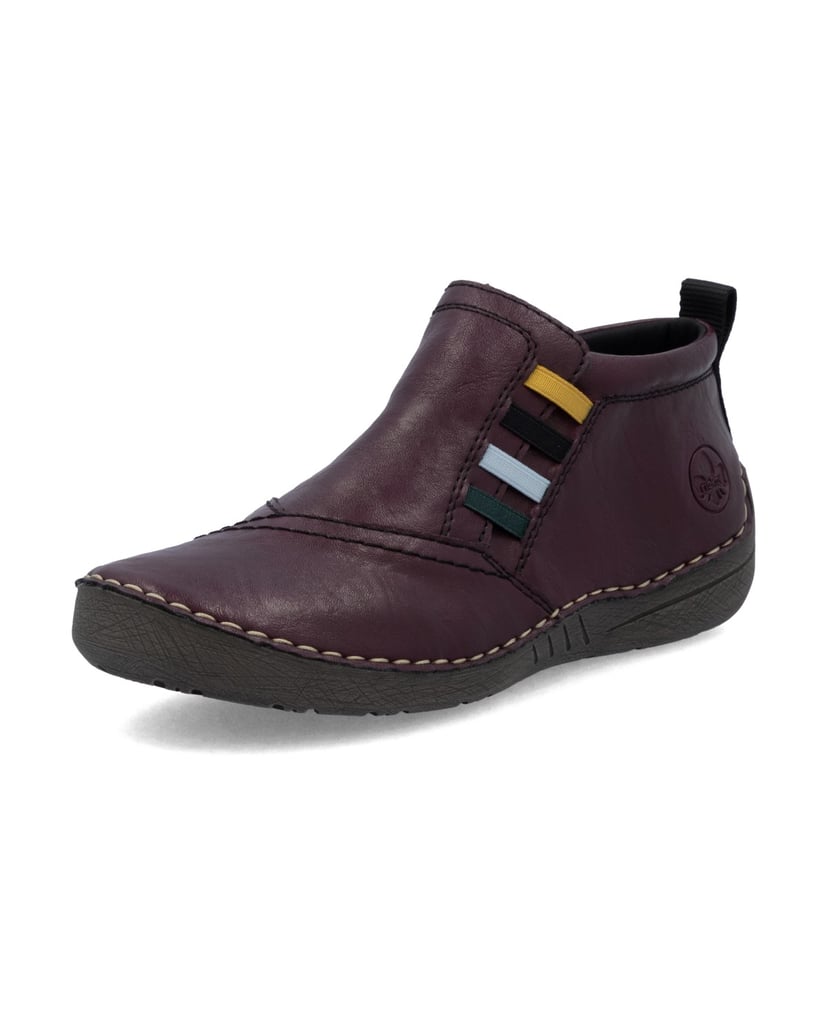 Rieker-Krátke-čižmy-52584-červená