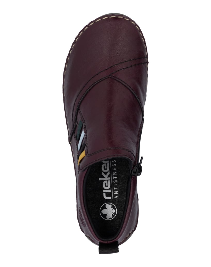 Rieker-Krátke-čižmy-52584-červená