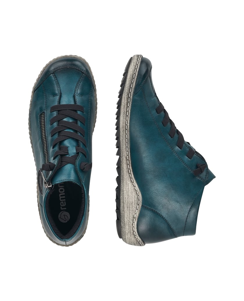 Remonte-Schnürschuhe-R1498-blau