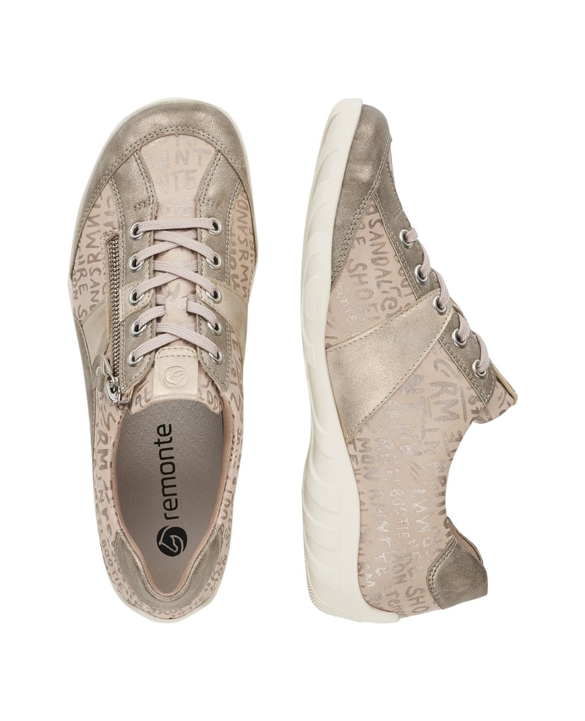 Remonte-Schnürschuhe-R3403-beige