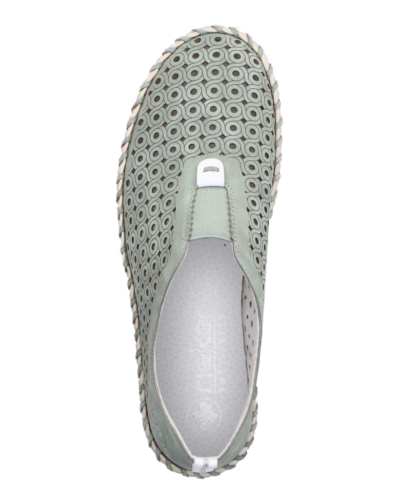 Rieker-Slipper-N1963-grün