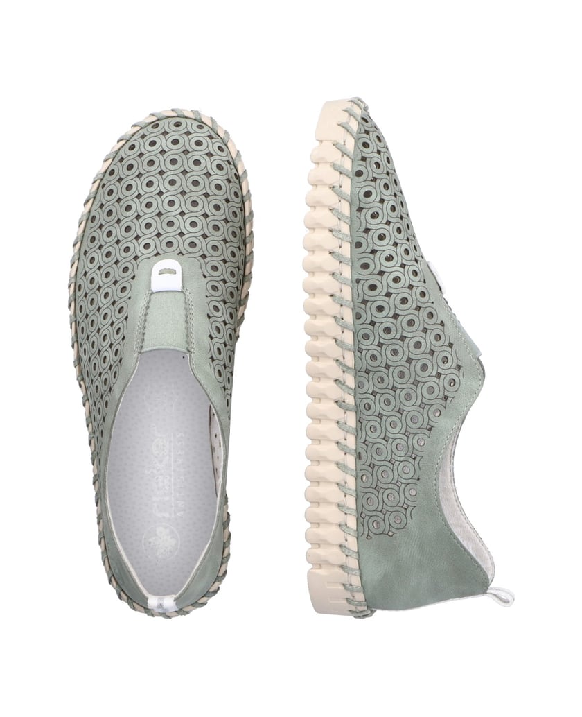Rieker-Slipper-N1963-grün
