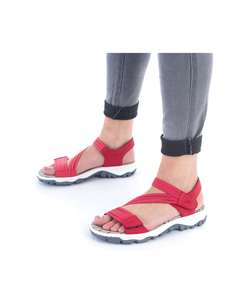 Rieker-Trekkingsandalen-68871-rot