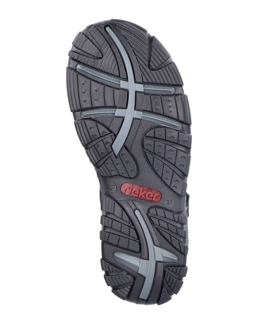 Rieker-Trekkingsandalen-68851-schwarz